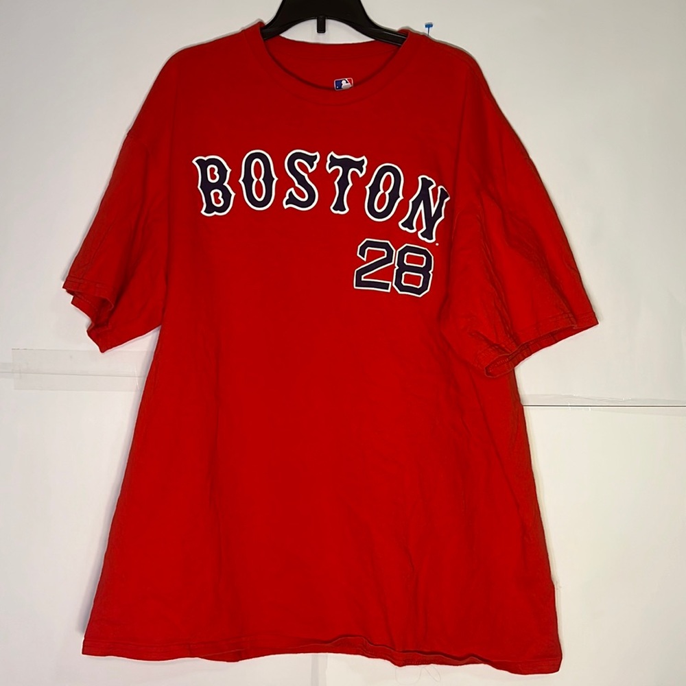 Men’s Boston Red Sox J.D. Martinez Jersey Graphic Tee Size Extra Large